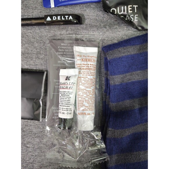 DELTA ONE TUMI  Traveling Soft Case Amenity Kit NEW Sealed - Picture 11 of 11